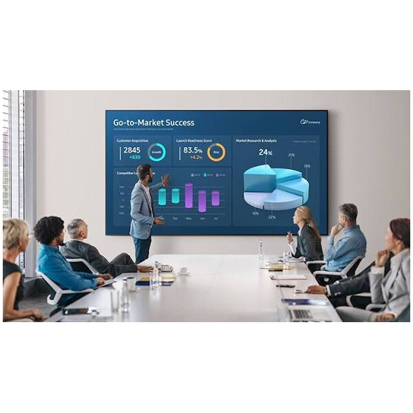 Samsung QH115FX - 115" Рекламен дисплей 4K конферентен дисплей за голяма зала за срещи
