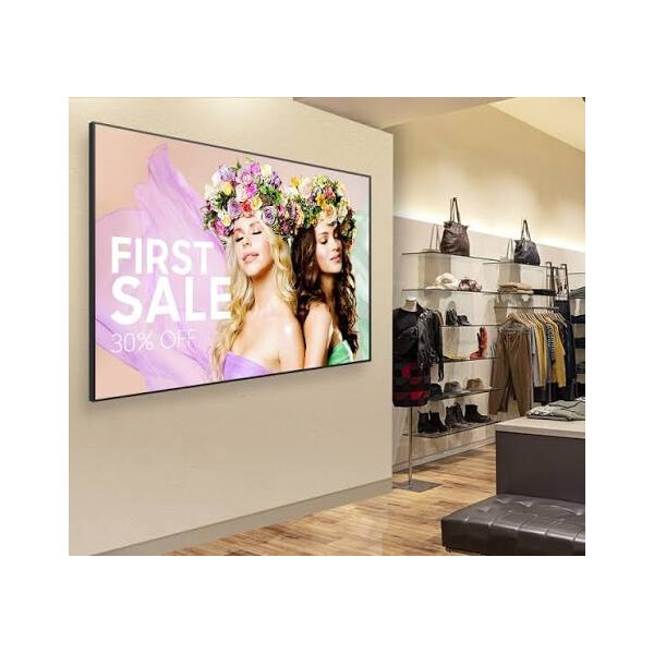 Samsung QP105DX - 105" ултраширок, 5K дисплей за реклама в мол