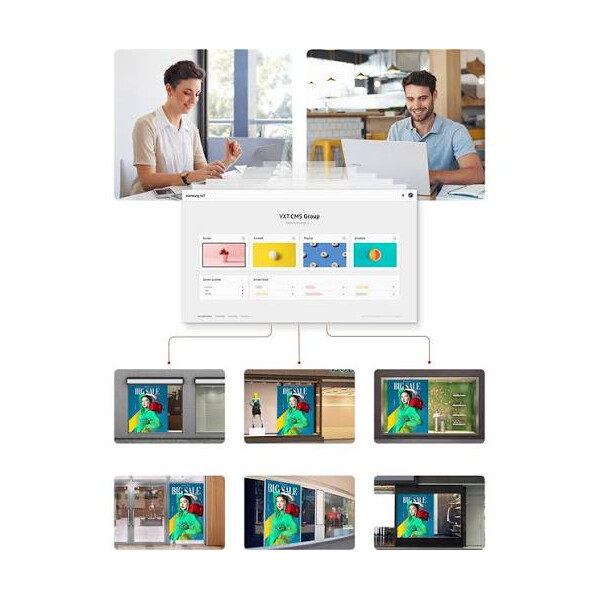 Samsung QP105DX - 105" ултраширок, 5K дисплей с централизирано управление на система от екрани