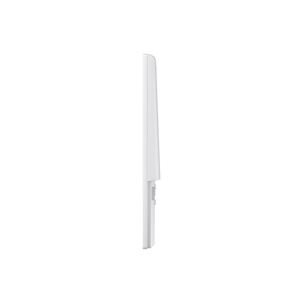Страничен изглед на Samsung Kiosk KM24C-5 - сензорен дисплей с Windows компютър за вграждане в киоск за самообслужване