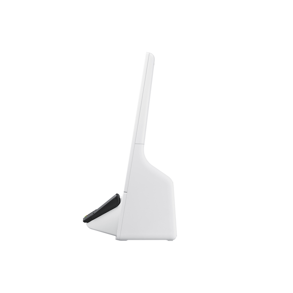 Страничен изглед на Samsung Kiosk KM24C-5- дигитален киоск за самообслужване с Windows+Connection Box CY-KM24CPXEN с добавен терминал за плащане