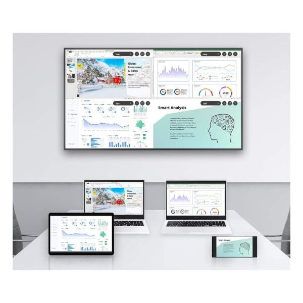 Samsung QM98C - 98" дисплей за видоеконферентна зала за срещи